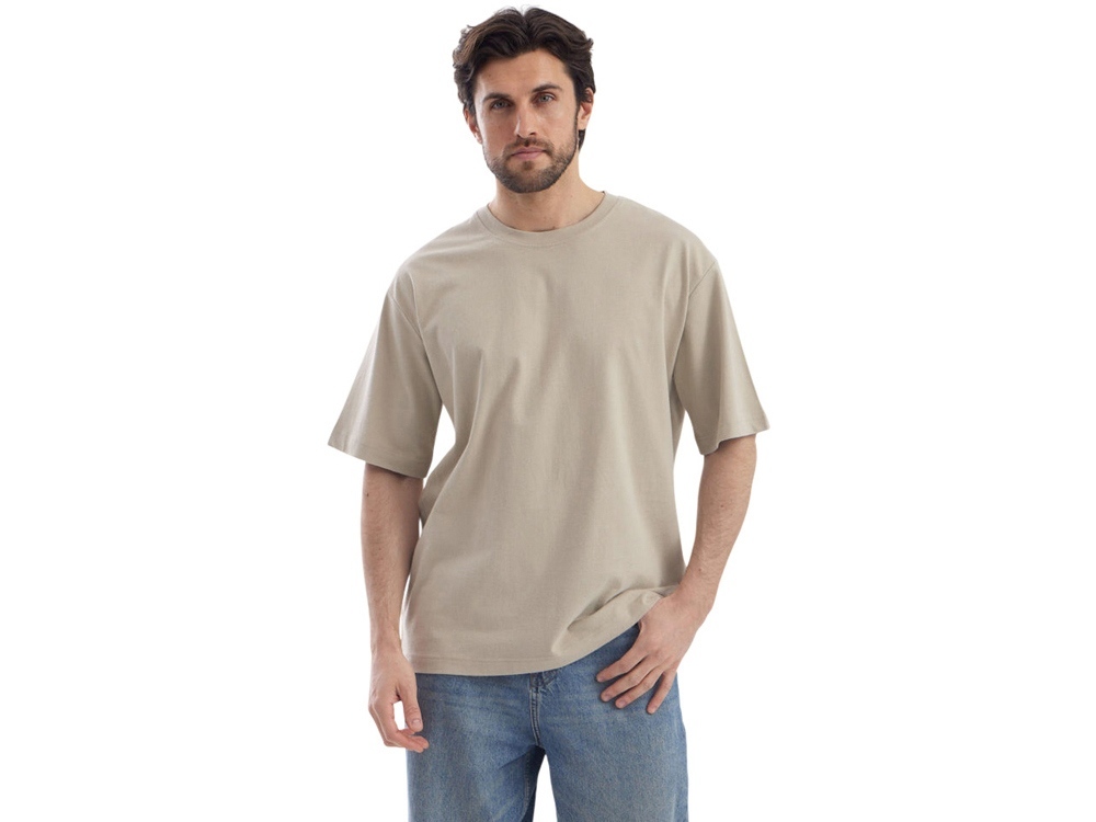 220463M&nbsp;870.77&nbsp;Футболка Kyoto из джерси 180 г/м2 с пич отделкой, унисекс, оливковый&nbsp;278816