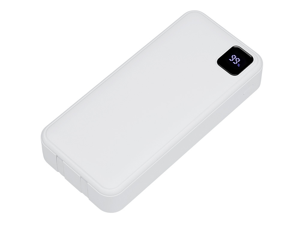 590172.06&nbsp;2236.15&nbsp;Внешний аккумулятор со встроенными кабелями «Фрэйм Про», быстрая зарядка, 20000мач, белый&nbsp;279623
