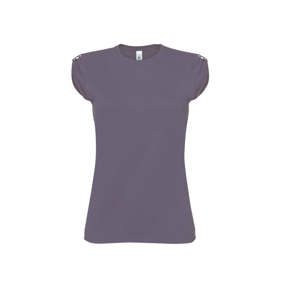 3733-752L&nbsp;769&nbsp;Футболка женская Too Chic/women стильный фиолетовый L&nbsp;143731