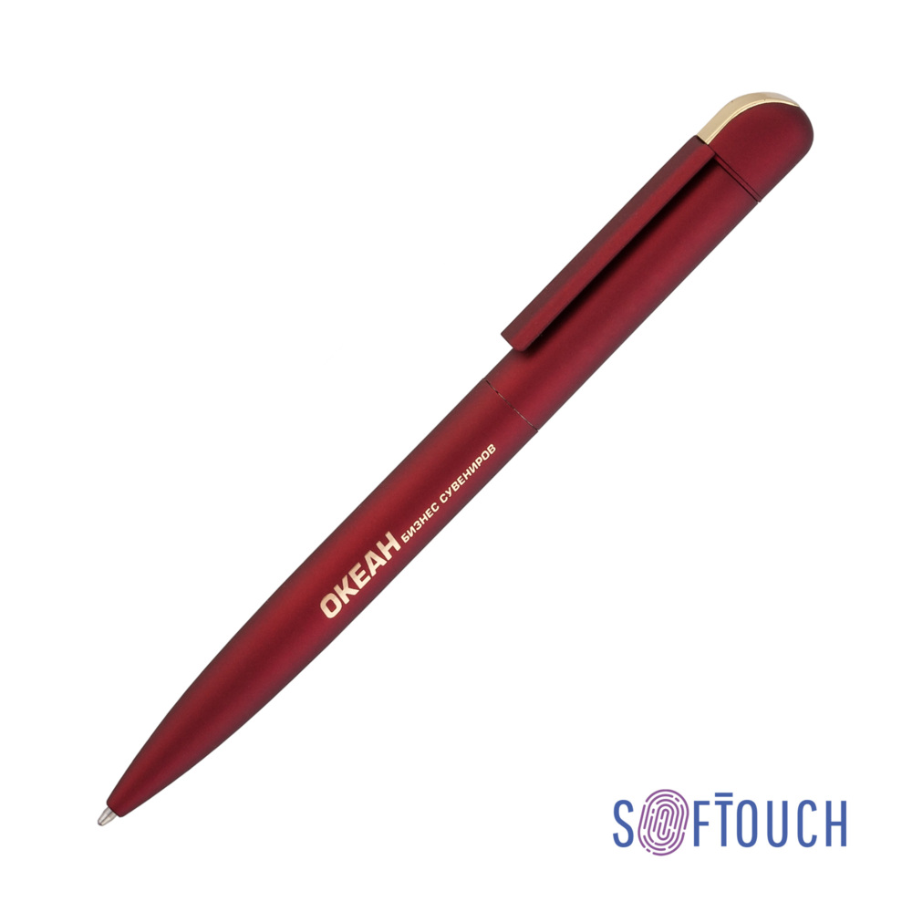 6826-5G&nbsp;619&nbsp;Ручка шариковая "Jupiter", покрытие soft touch бордовый с золотом&nbsp;144248