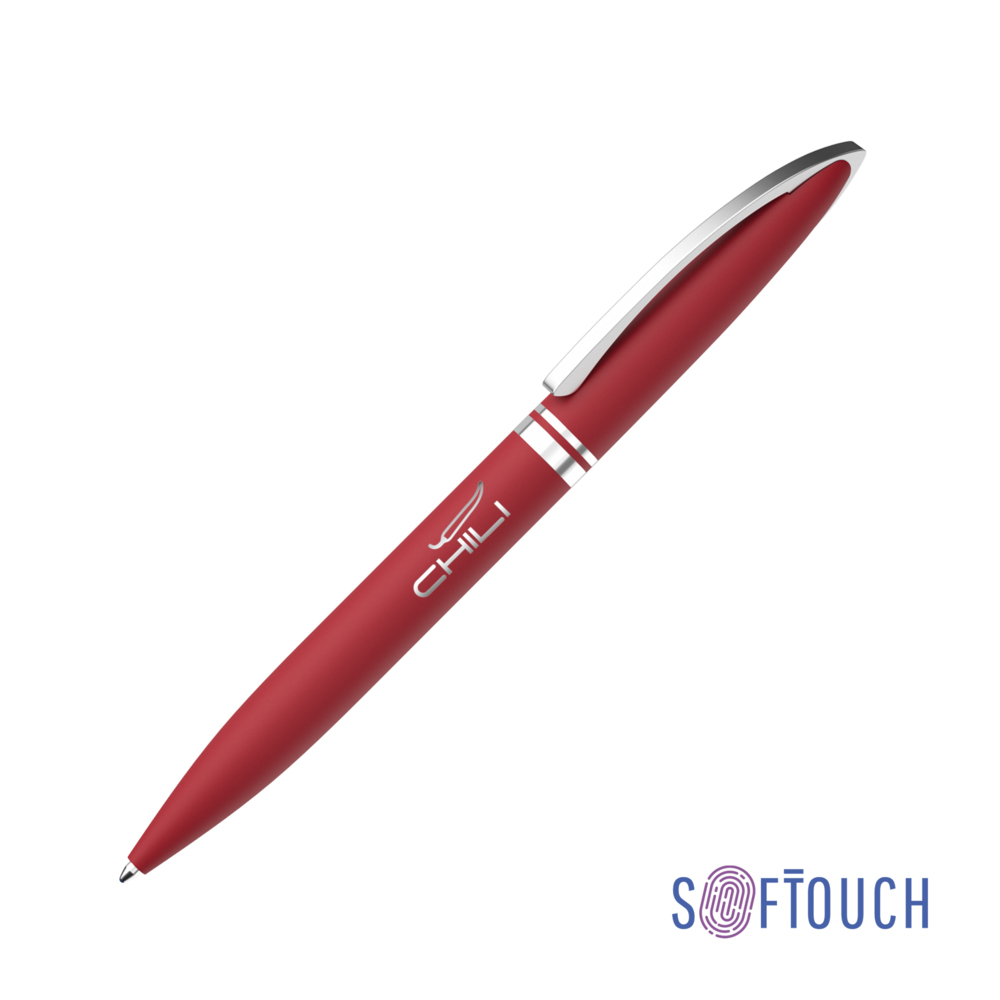 6825-4S&nbsp;449&nbsp;Ручка шариковая "Rocket", покрытие soft touch красный&nbsp;145729