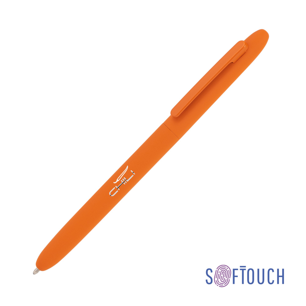 7018-10&nbsp;249&nbsp;Ручка шариковая "Vega", покрытие soft touch оранжевый&nbsp;239052