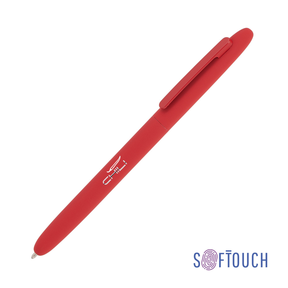 7018-4&nbsp;249&nbsp;Ручка шариковая "Vega", покрытие soft touch красный&nbsp;239053