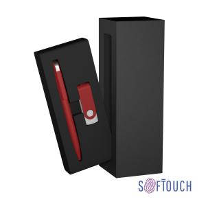6913-4S/16Gb&nbsp;2405&nbsp;Набор ручка + флеш-карта 16 Гб в футляре, покрытие soft touch красный&nbsp;145444