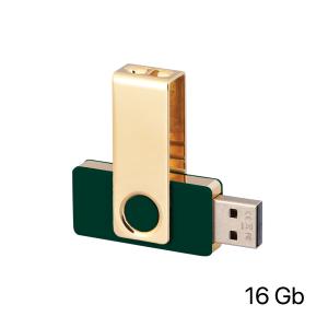 KP113-61/16Gb&nbsp;999&nbsp;Флеш-карта TWISTA MGG, 16Гб темно-зеленый с золотом&nbsp;171150