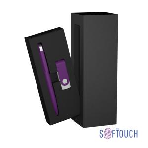 6913-350S/16Gb&nbsp;2405&nbsp;Набор ручка + флеш-карта 16 Гб в футляре, покрытие soft touch фиолетовый&nbsp;145448