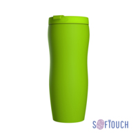 6329-63&nbsp;999&nbsp;Термостакан "Монтана", покрытие soft touch, 0,4 л. зеленое яблоко&nbsp;144585