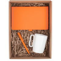 8008-10/1&nbsp;1239&nbsp;Набор "Офис" оранжевый с белым&nbsp;279857