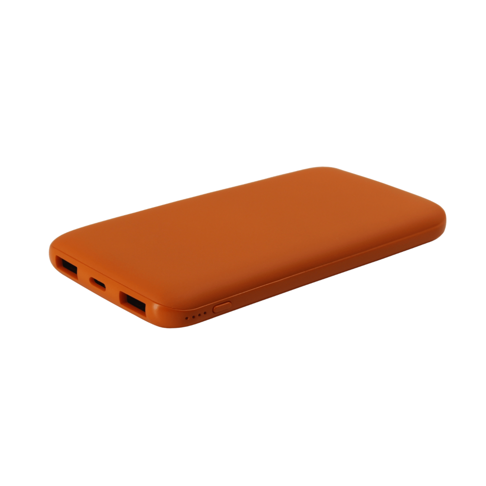 TC-725.08&nbsp;1850&nbsp;Внешний аккумулятор Bplanner Power 2 ST, софт-тач, 10000 mAh (Оранжевый)&nbsp;241212