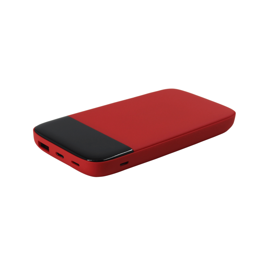 TC-726.04&nbsp;1490&nbsp;Внешний аккумулятор Bplanner Power 3 ST, софт-тач, 10000 mAh (Красный)&nbsp;241219
