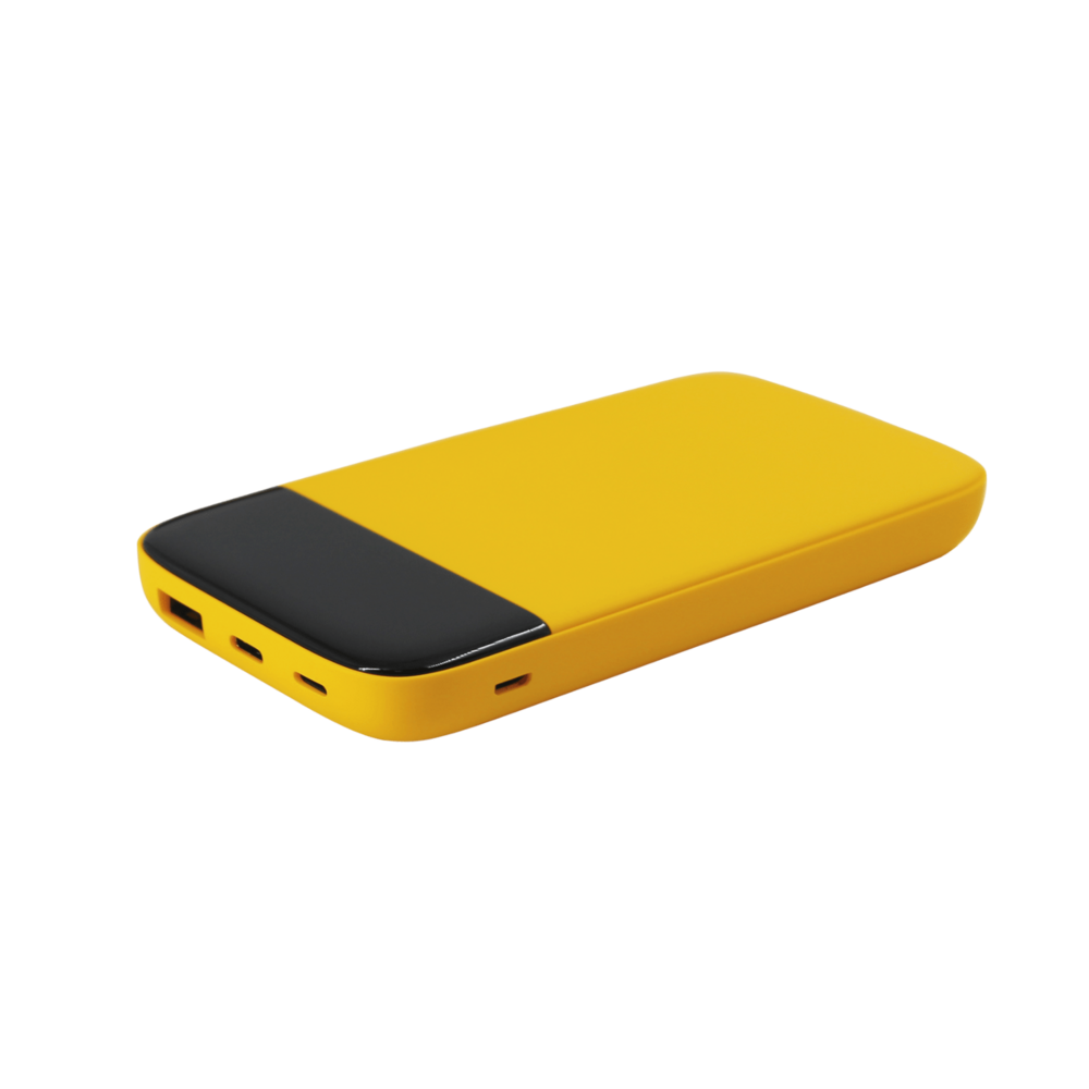 TC-726.05&nbsp;1490&nbsp;Внешний аккумулятор Bplanner Power 3 ST, софт-тач, 10000 mAh (Желтый)&nbsp;241220