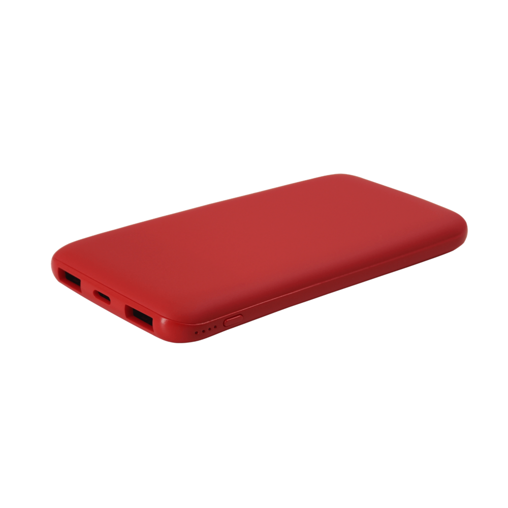 TC-725.04&nbsp;1850&nbsp;Внешний аккумулятор Bplanner Power 2 ST, софт-тач, 10000 mAh (Красный)&nbsp;241210