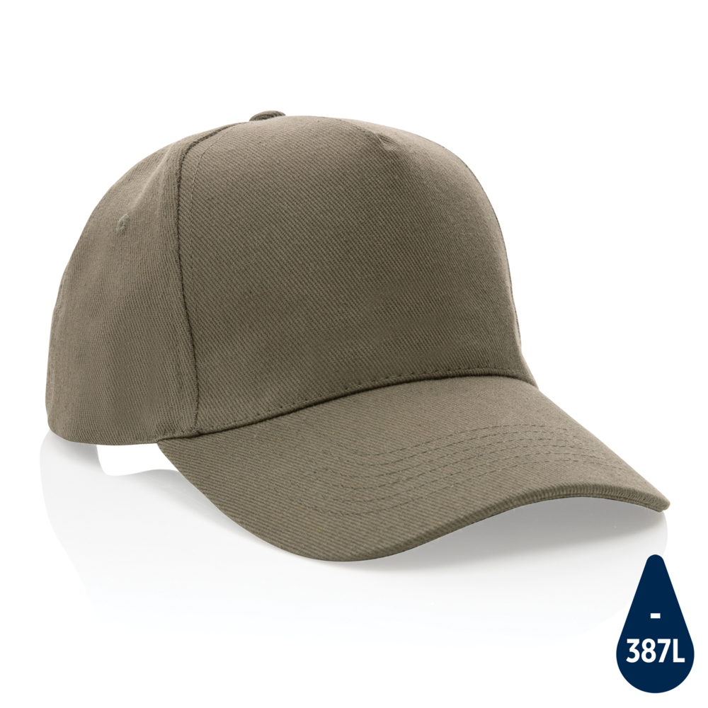 P453.317&nbsp;726&nbsp;Бейсболка Impact из переработанного хлопка AWARE™, 5 клиньев, 280 г/м2&nbsp;139524