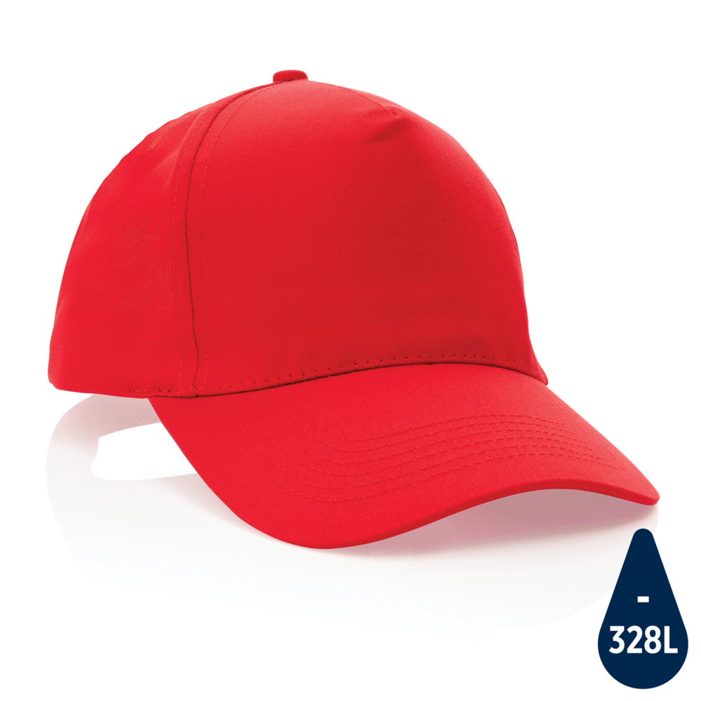 P453.334&nbsp;607&nbsp;Бейсболка Impact из переработанного хлопка AWARE™, 5 клиньев, 190 г/м2&nbsp;139514