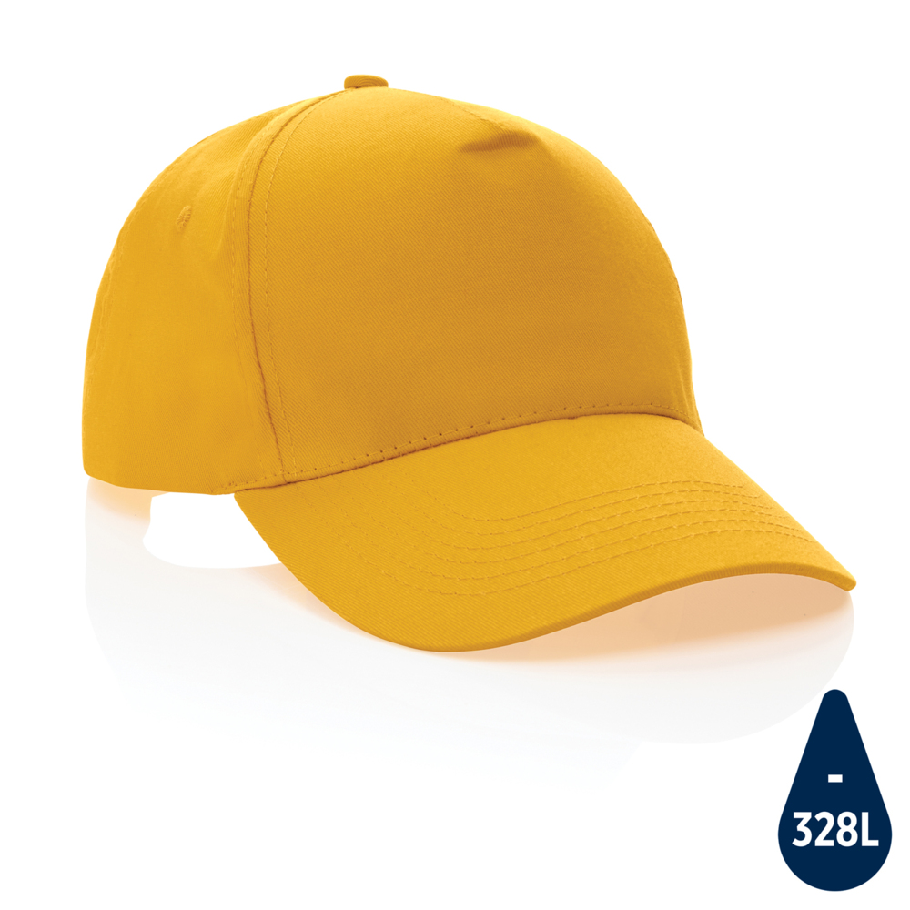 P453.336&nbsp;607&nbsp;Бейсболка Impact из переработанного хлопка AWARE™, 5 клиньев, 190 г/м2&nbsp;139512