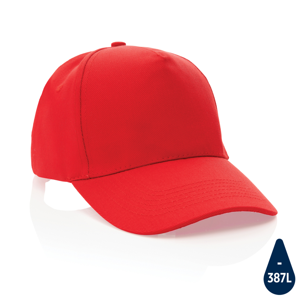 P453.314&nbsp;726&nbsp;Бейсболка Impact из переработанного хлопка AWARE™, 5 клиньев, 280 г/м2&nbsp;139527
