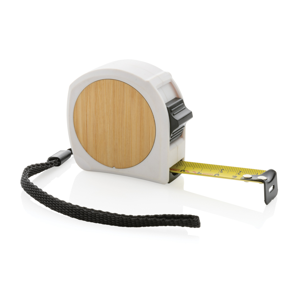 P112.193&nbsp;1180&nbsp;Рулетка Bamboo из переработанного пластика RCS, 5м/19 мм&nbsp;222924