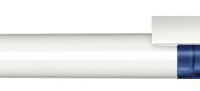 sen1452&nbsp;125.5&nbsp;Шариковая ручка Senator с поворотным механизмом "Headliner Clear" (Белый; Темно-синий)&nbsp;286354