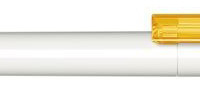 sen1436&nbsp;125.5&nbsp;Шариковая ручка Senator с поворотным механизмом "Headliner Polished  Basic" (Белый; Жёлтый)&nbsp;286351