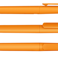 sen1851&nbsp;94.66&nbsp;Шариковая ручка Senator с нажимным механизмом "Kantaro Matt" (Оранжевый)&nbsp;286397